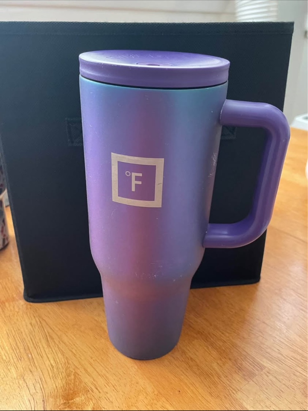 Iron flask tumbler with handle